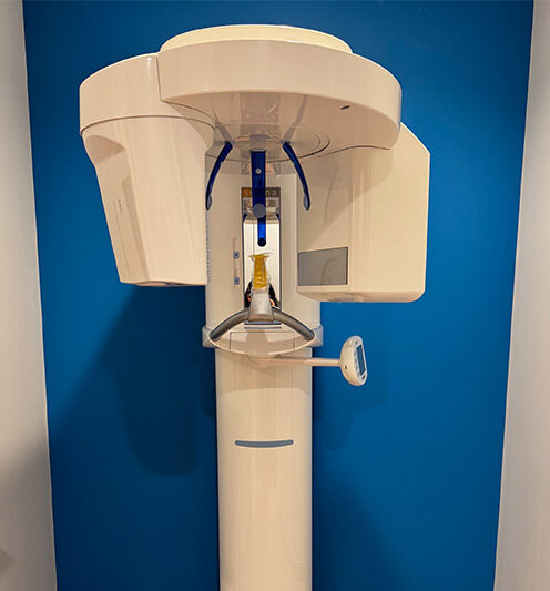 The office’s cone beam CT scanner